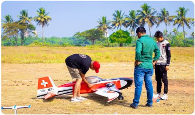Airshow with Petrol Engine Train — FAERI Airshow and Exhibition Photo