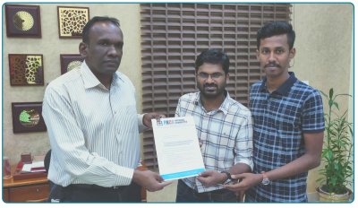 Report Submitting — FAERI Training Program Photo