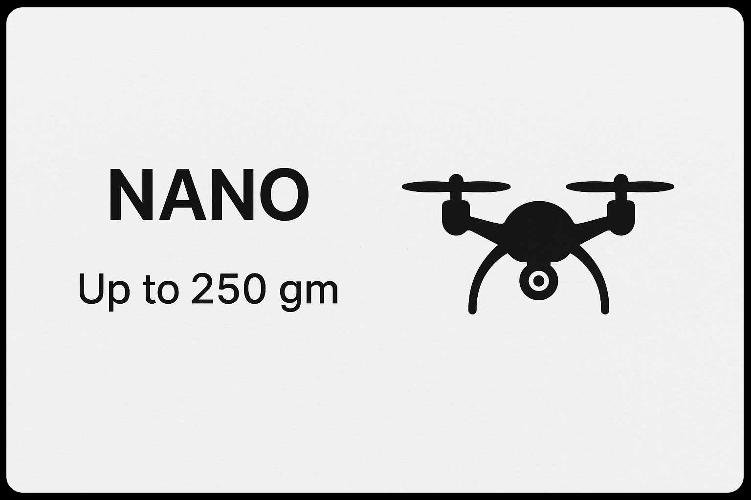 Nano and micro category UAV drone by FAERI