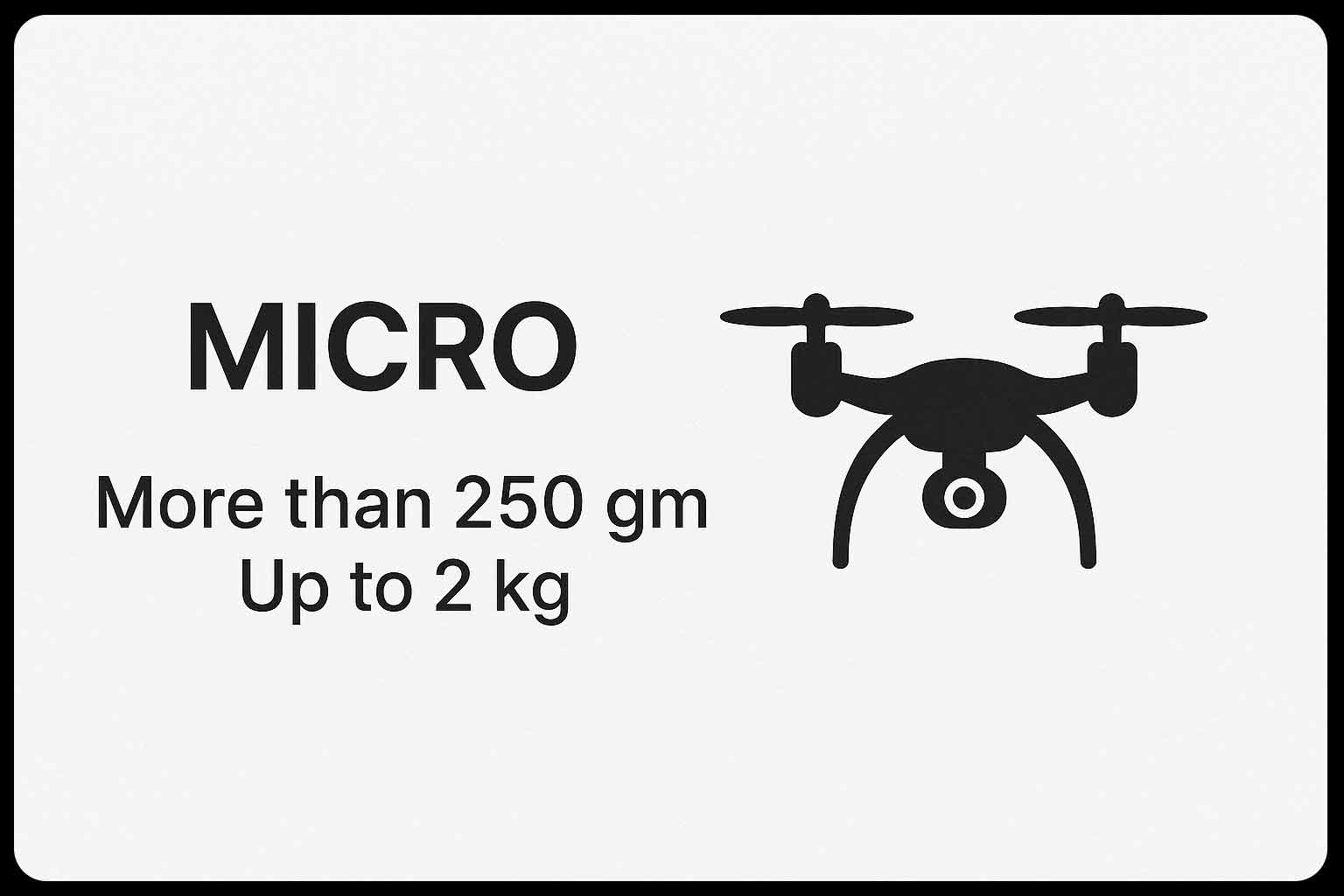 Small category UAV drone in FAERI fleet