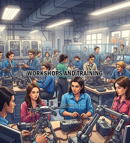 FAERI workshops and training in drone, robotics and aerospace