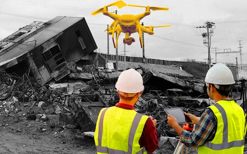 Disaster management drone for flood mapping and rescue