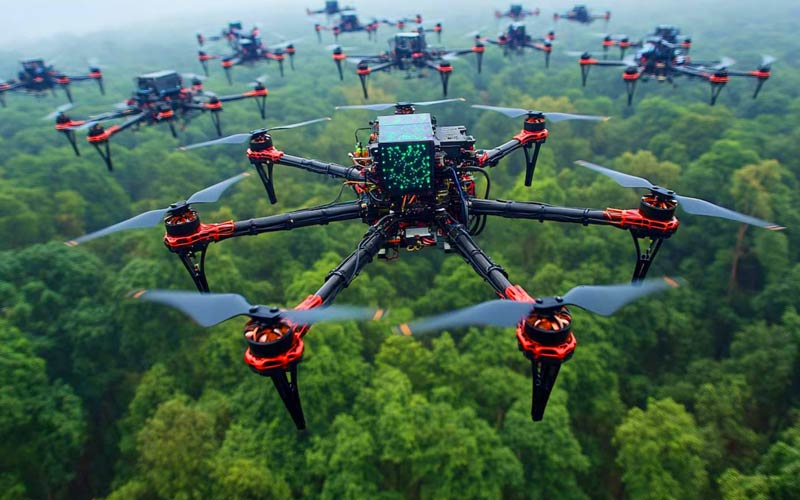 Wildlife and forest surveillance drone for anti-poaching patrols