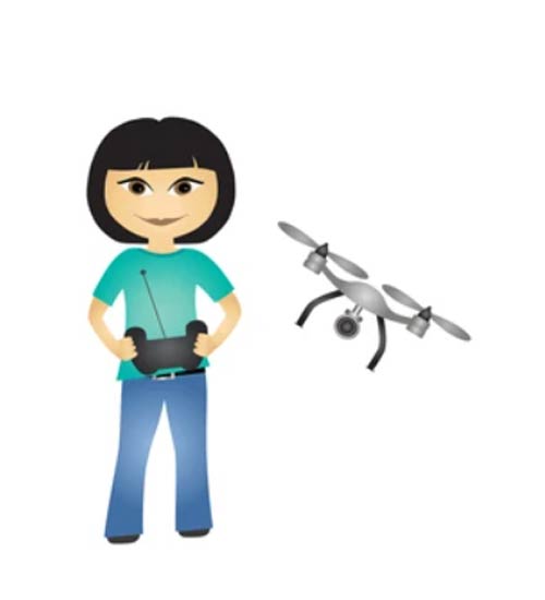 Student and volunteer drone and robotics members